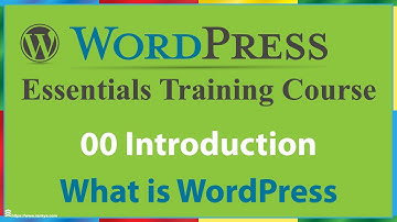 00 Introduction What is WordPress