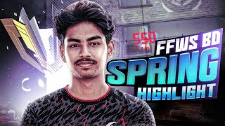 FFWS BD SPRING TOURNAMENT HIGHLIGHT | BEST AGGRESSIVE PLAYER FOR A REASON☝️ | TEAM T4B OFFICIAL 🇧🇩 screenshot 4