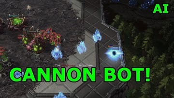 CANNON RUSH BOT! - LiShiMin vs ZerglingRushBot - STARCRAFT 2 AI