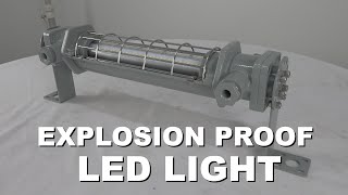 Explosion Proof Low Profile LED Fixture - 3,380 Lumens - Class 1 & 2 Div 1 & 2