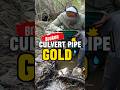 Finding GOLD in a culvert #mining #adventure #outdoors