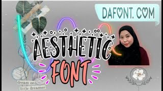 40  AESTHETIC FONT 2020 || DAFONT.COM