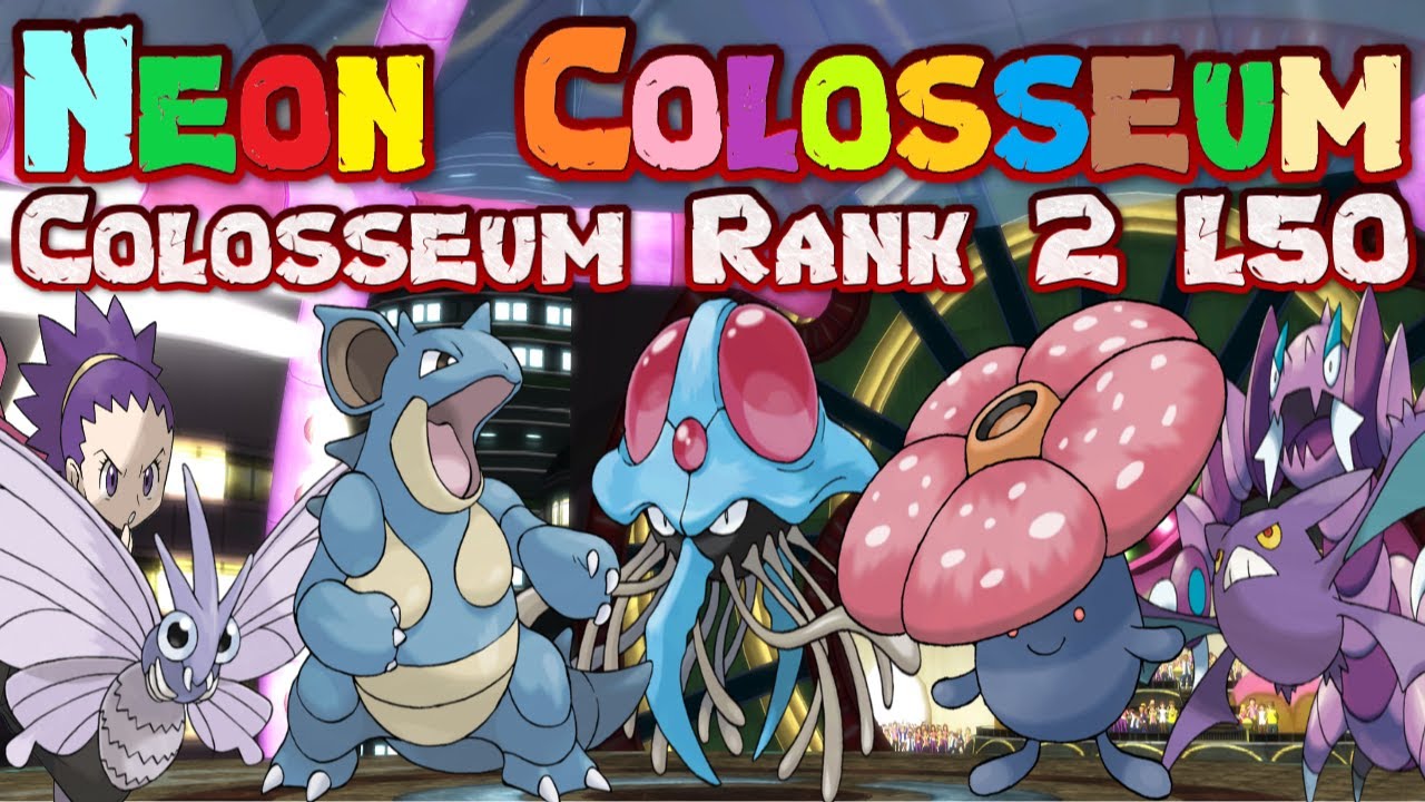 Pokemon Battle Revolution, эпизод 131, R2 Neon Colosseum, уровень 50, ранг 2