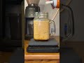 Making an iced pumpkin spice latte #coffeart #coffeelatteart