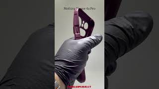 Nothing Phone 4a Pro Magic Shield rubber case - burgundy #nothingphone4apro