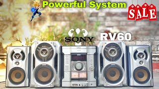 Sony MHC Rv60 (made in indonesia🇮🇩) Superb bass system 🔥🤯