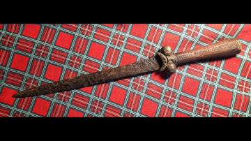 Bollock dagger.  Medieval dagger  -  Ancient weapons