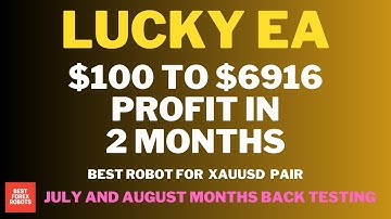 Lucky EA Forex MT4 Robot 2023 July And August Months Back Testing | Best forex robots