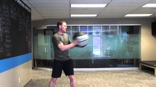Medicine Ball Side Throw With Step