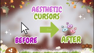 How to make your cursor aesthetic (tutorial 2025)