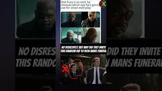 Nick Fury's Secret Power? Choosing His Good Eye Everyday 😂 #spiderman