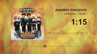 Video thumbnail of "Carlos y Jose - Amores Fingidos"