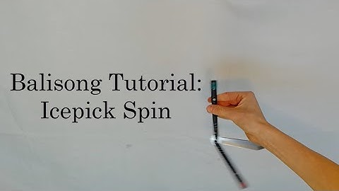 Beginner Balisong Tutorial: Icepick Spin