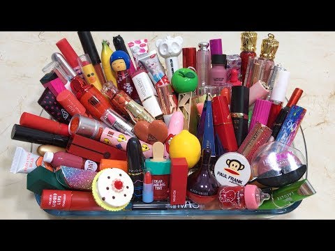 Mixing 100+ Lipsticks And Makeup Dissimilar Into Glossy Slime ! Most Satisfying Slime Videos