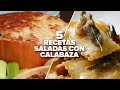 5 deliciosas recetas saladas con CALABAZA | Bien Tasty