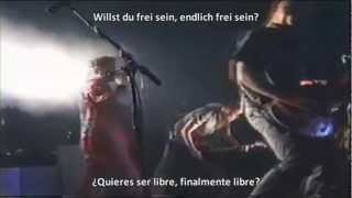 Oomph! Willst du frein sein - Live - Lyrics Alemán/Español