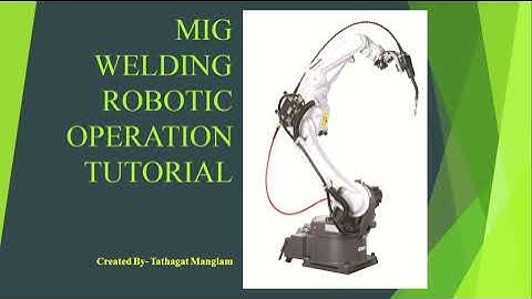 Robotic training module for Mig weldingmissing Arc start alarm... #Welding#MigWelding#PanasoniRobotc
