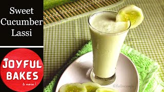 5 Minutes Cucumber Lassi - Sandhya's Kitchen