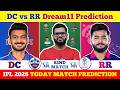 DC vs RR Dream11 Prediction| DC vs RR Today Match Prediction| IPL 2026 Match 62