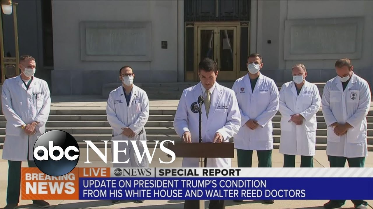 Trump S Medical Team Updates On President S Condition Abc News Youtube