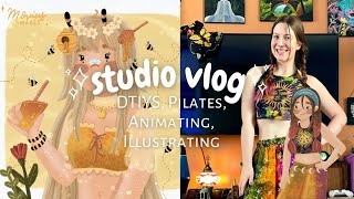 studio vlog ✿ illustrating, pilates, fashion show, animating by MoviusMakes 340 views 1 year ago 10 minutes, 55 seconds