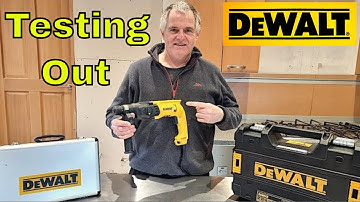 Dewalt Testing Out Hammer Drill D25033K SDS Plus 3 Mode | what do I think 2022