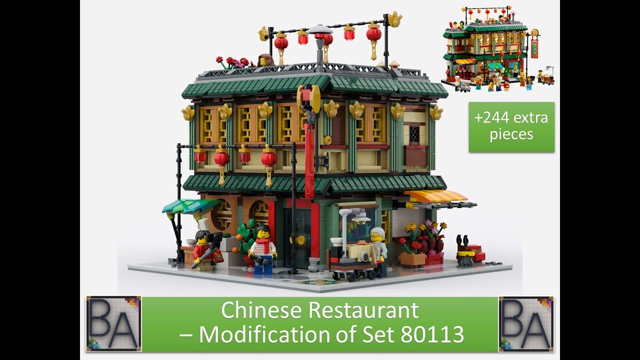 Modular Chinese Lantern Shop & LEGOⓇ Store – BuildaMOC