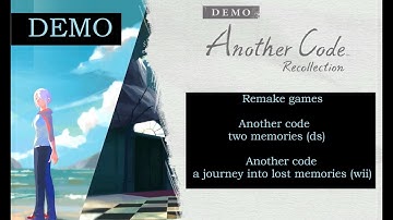 DEMO Switch Another Code Recollection DEMO gameplay walkthrough
