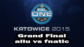 ESL Katowice 2015 Grand Final: allu VS fnatic