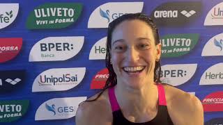 Intervista a Francesca Fangio. "Mi sembrava di aver nuotato molto ...