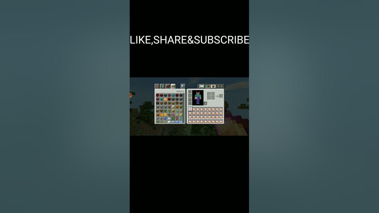 HOW TO SORT ITEMS IN MINECRAFT PE/BE YouTube