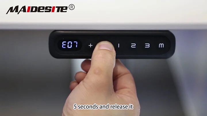 How to Fix Error Code E07 For Maidesite Standing Desk