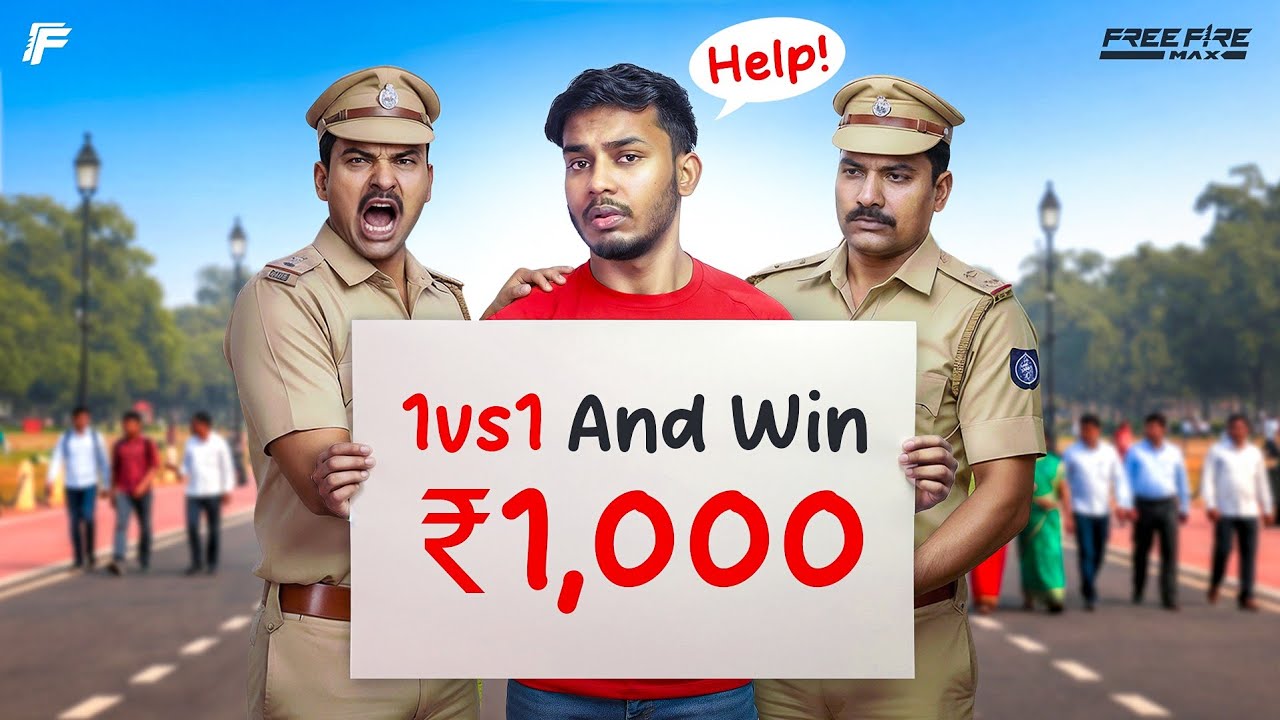 FREE FIRE 1 Vs 1 In Real Life For ₹1000 