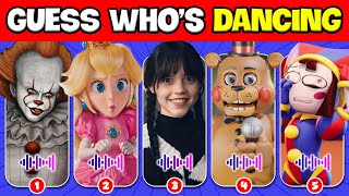 Guess Who's DANCING? Who DANCES Better?The Amazing Digital Circus,Freddy Fazbear,Pennywise,Wednesday