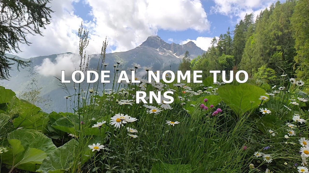 lode al nome tuo testo