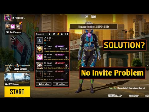 BGMI REQUEST TIMED OUT | NO FRIEND INVITE PROBLEM SOLUTION | #bgmi #pubgmobile #bgmiindia