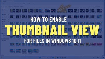 How to Enable Thumbnail View For Files in Windows 11✅