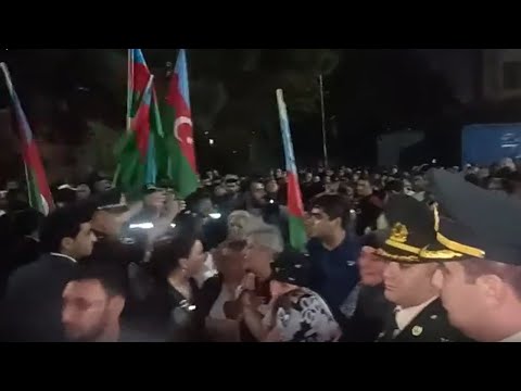 Biləcəri öz şəhidini BELƏ QARŞILAYIR- CANLI YAYIM: \