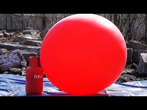 Гигантский воздушный шар наполненный газом 🎈🎈🎈