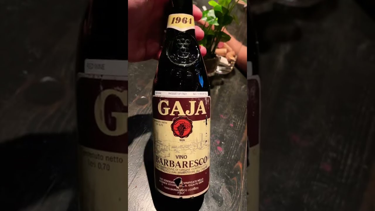 1964 GAJA BARBARESCO: Tasting Wine History🍷