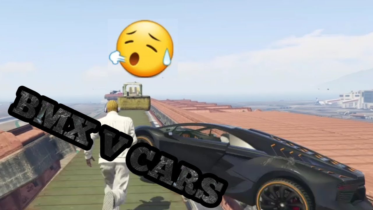BMX V Cars GTA 5 funny moments YouTube