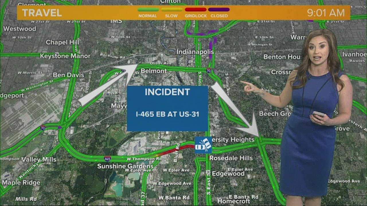 I-465 semi crash near U.S. 31 blocks eastbound traffic on I-465 on Indy ...