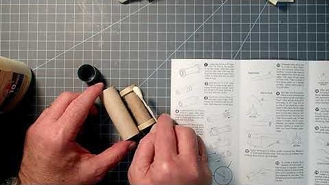 Custom "Aztec" model rocket assembly