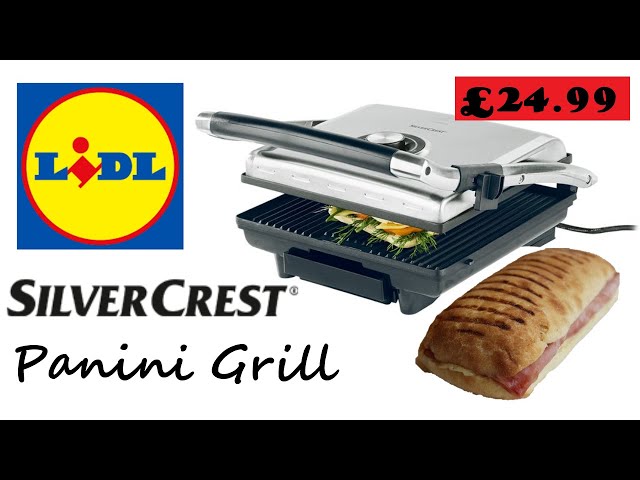 entanglement Bugt makeup Middle of Lidl - SilverCrest Panini Grill - Hot off the press! - YouTube