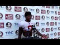 Jashaun Corbin post-practice 9/28