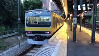 JR飯田橋駅を入線.通過.発車する列車パート1。