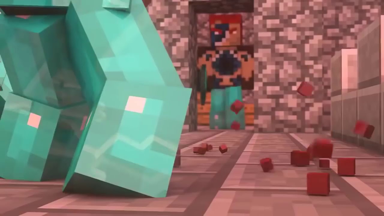 2D интро майнкрафт.