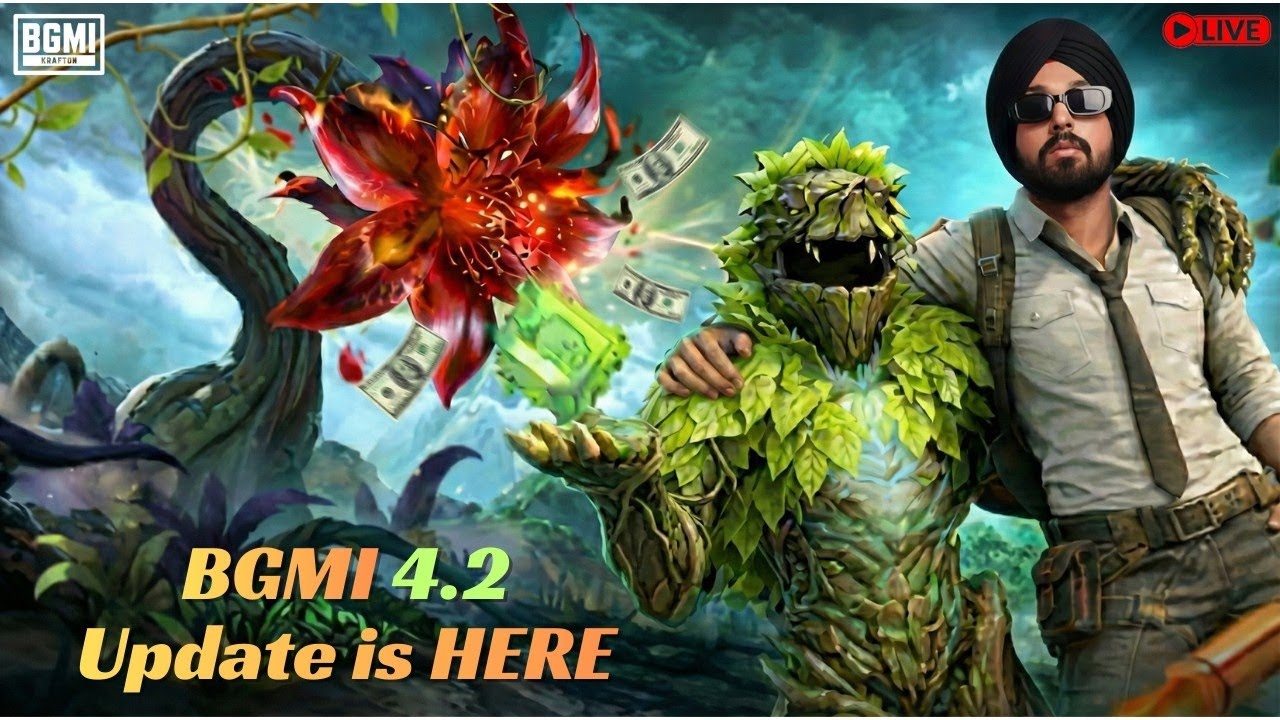 New Update 4.2 is Here | BGMI LIVE | 