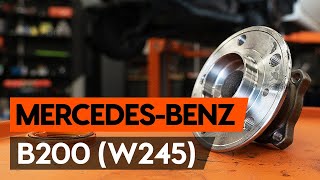 Come sostituire cuscinetto ruota posteriore su MERCEDES-BENZ B200 (W245) [VIDEO TUTORIAL DI AUTODOC]