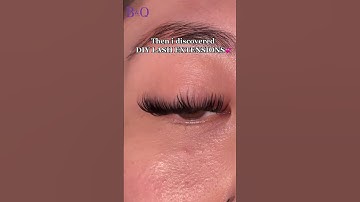 To all the beginner,really so easy to DIY lash, but needs more practice #diylashathome #shorts